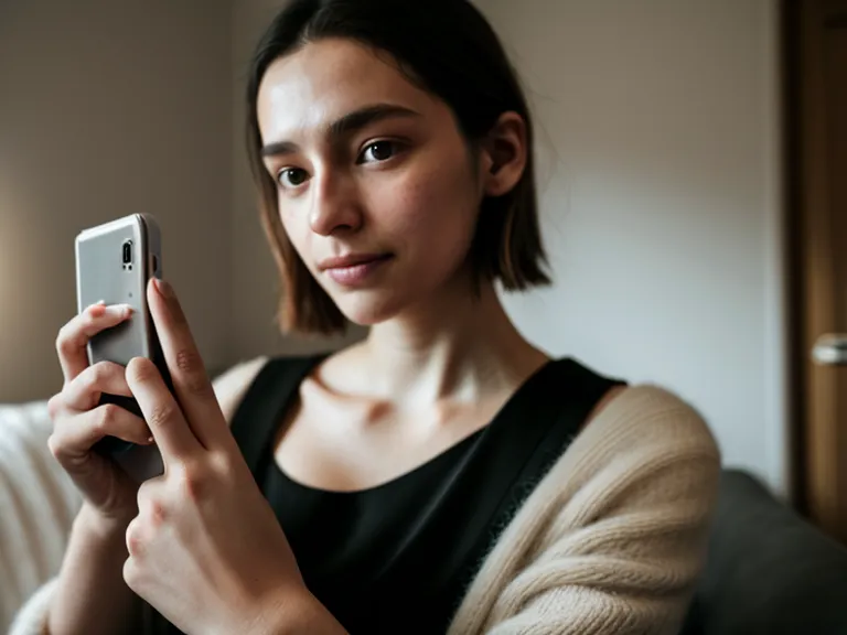 Smartphone mit Aufnahme-App vor einem aufmerksamen Hund zur Desensibilisierung.